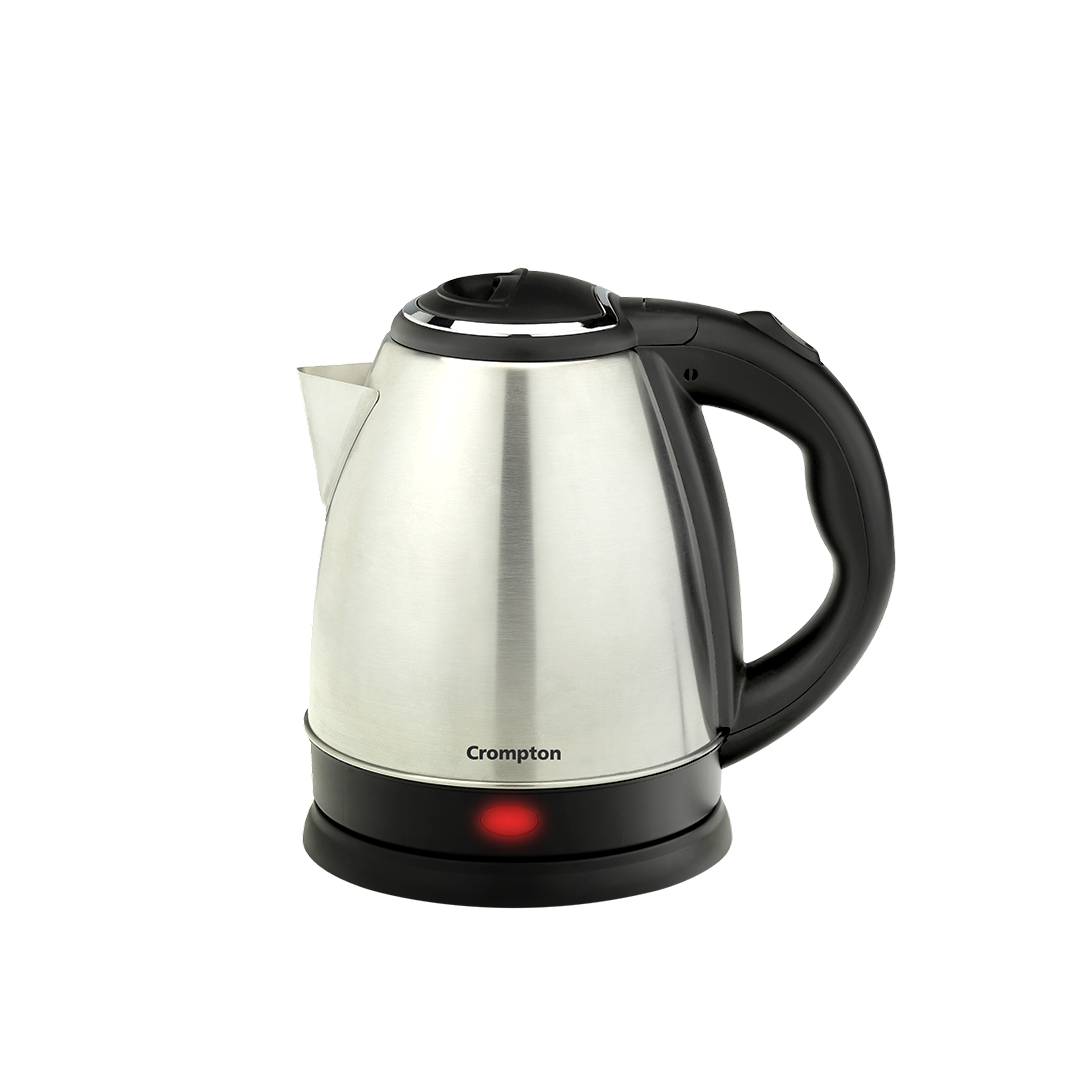 Crompton Instadelight Electric Kettle Stainless Steel 1.5 Ltr | SuperFast Boiling | Auto Shut Off | Dry Boil Protection