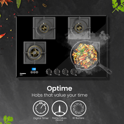 Crompton OpTime Gas Hob 90cm 4 Burner