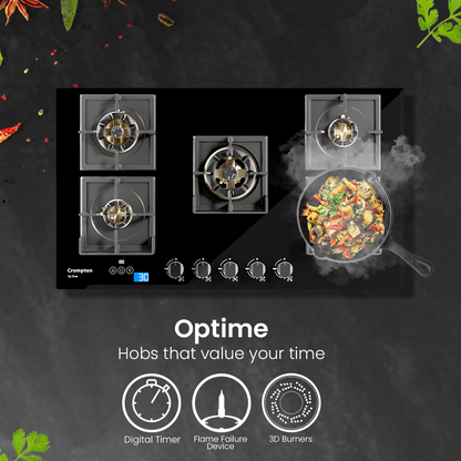 Crompton OpTime Gas Hob 90cm 5 Burner