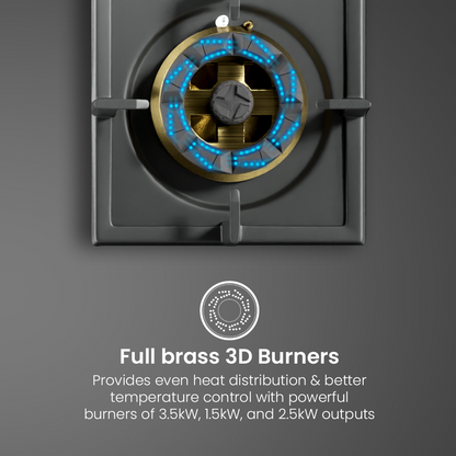 Crompton OpTime Gas Hob 60cm 4 Burner