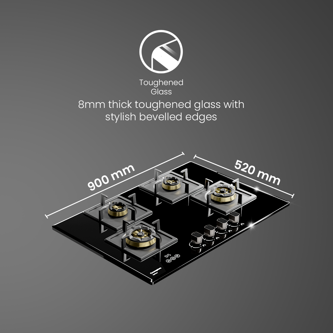 Crompton OpTime Gas Hob 90cm 4 Burner