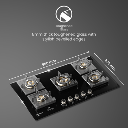 Crompton OpTime Gas Hob 90cm 5 Burner