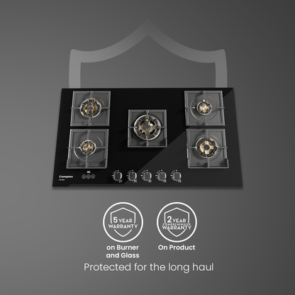 Crompton OpTime Gas Hob 90cm 5 Burner