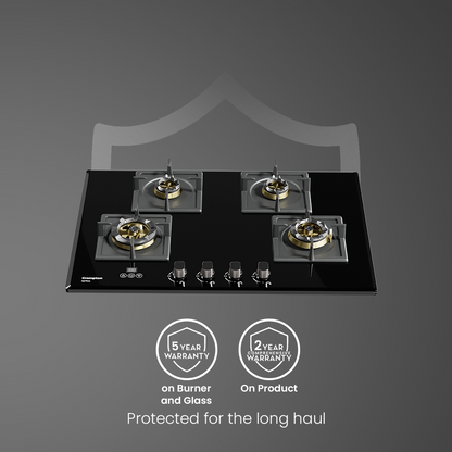 Crompton OpTime Gas Hob 78cm 4 Burner