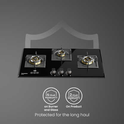 Crompton OpTime Gas Hob 78cm 3 Burner