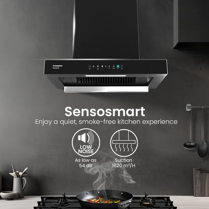 Crompton SensoSmart Box 60cm Baffle Filter Chimney