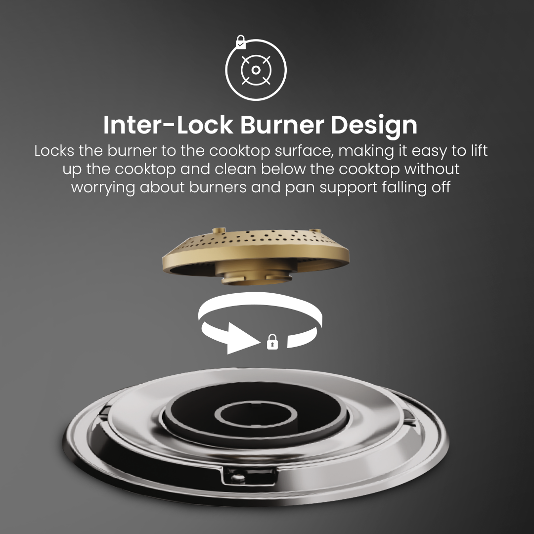 Crompton Cooktop FlamePro 4 Burner MS Body