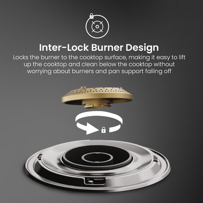 Crompton Cooktop FlamePro 4 Burner MS Body