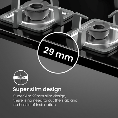 Crompton SuperSlim Gas Hob 60cm 3 Burner