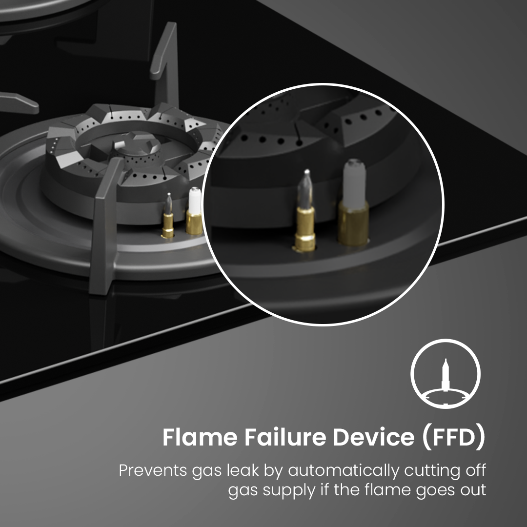 SensoSafe Gas Hob 3D 78cm 4 burner SensoSafe Gas Hob 3D 78cm 4 burner