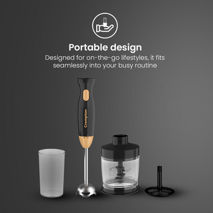Crompton Ameo Trio – Hand blender+ Chopper+ whisker