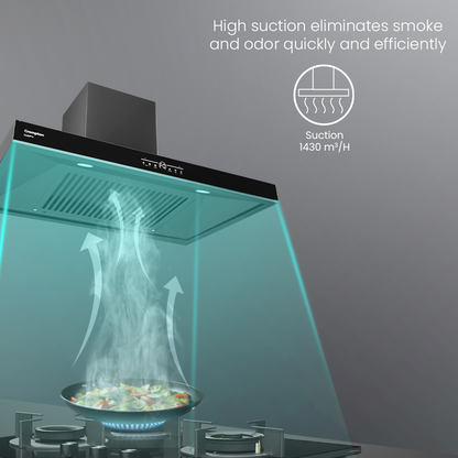 Crompton QuietPro Box 90cm Filterless Chimney with BLDC Motor