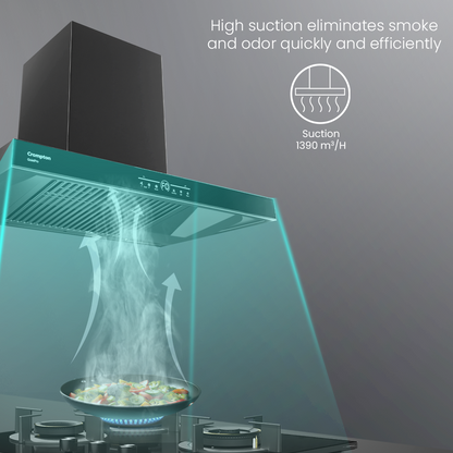 Crompton QuietPro Box 75cm Filterless Chimney with BLDC Motor