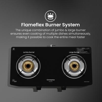 Crompton Cooktop FlamePro 2 Burner MS Body