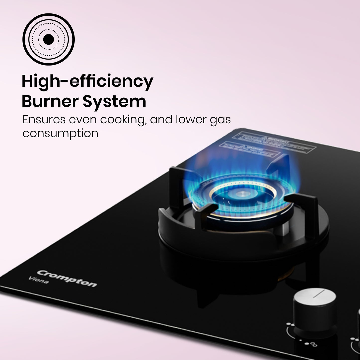 Crompton Hob Viona 78 cm 3 Burner