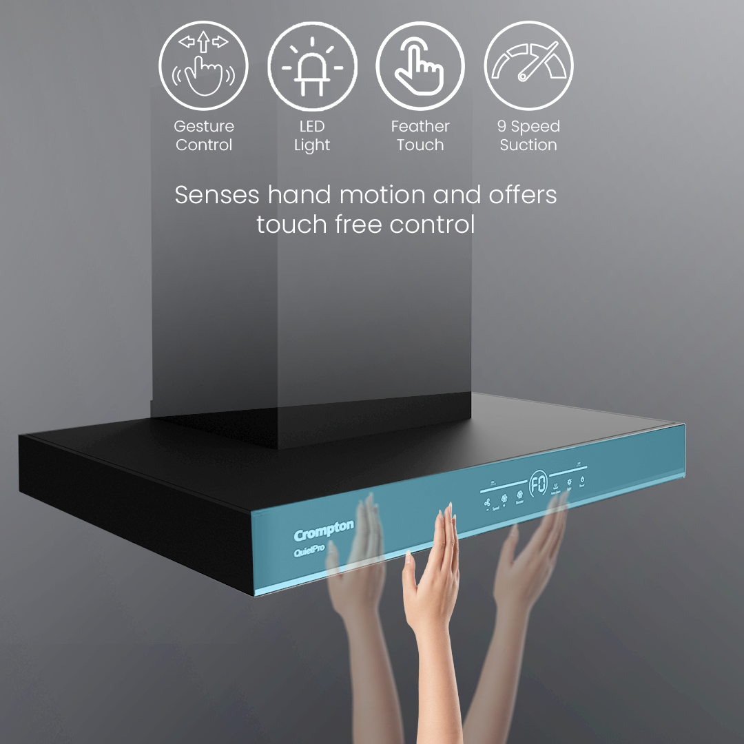 QuietPro Inverter Motor Box 60cm Filterless Chimney QuietPro Inverter Motor Box 60cm Filterless Chimney