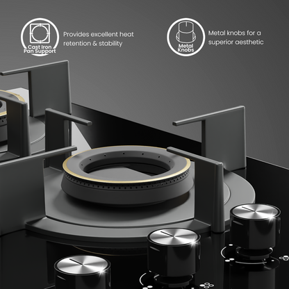 Crompton SensoSafe Gas Hob 60cm 4 Burner