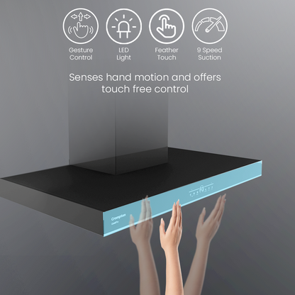 Crompton QuietPro Box 90cm Filterless Chimney with BLDC Motor