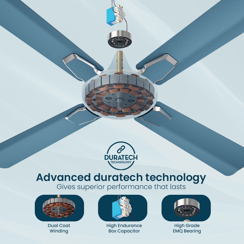 Crompton Premion Aura 2 | 4 Blade Ceiling Fan Anti-Dust Design for Easy Maintenance - product feature