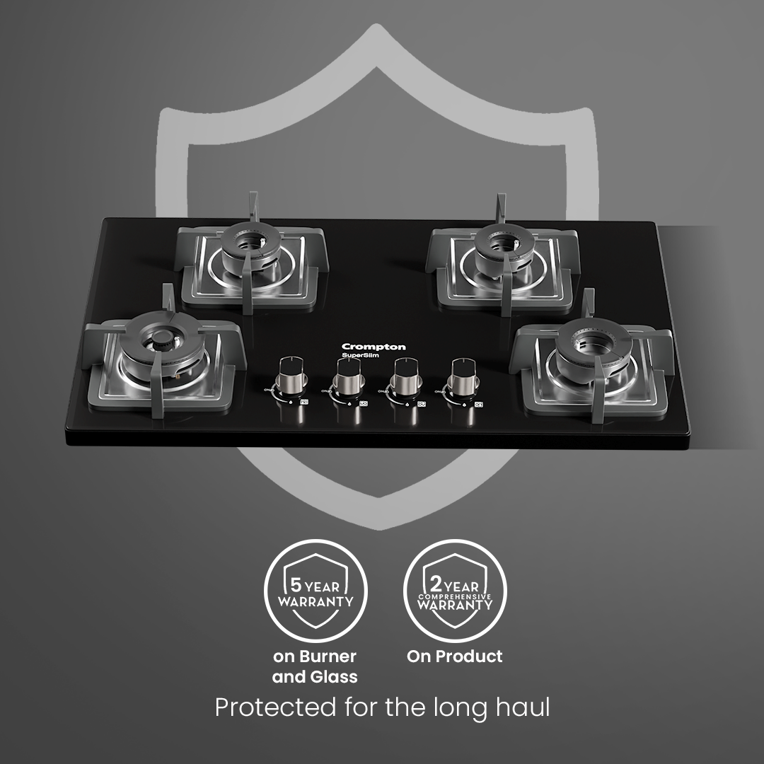 Crompton SuperSlim Gas Hob 78cm 4 Burner