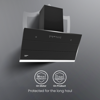Crompton IntelliMotion Inclined 90cm Filterless Chimney