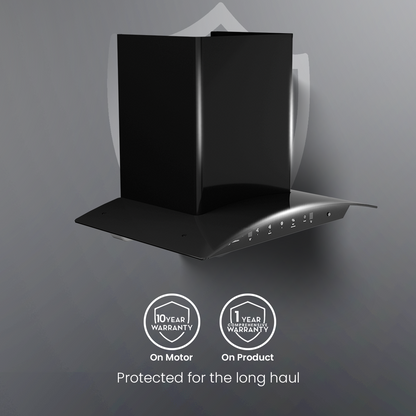 Crompton IntelliMotion Curved 60cm Filterless Chimney