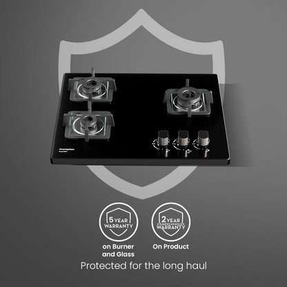 Crompton SuperSlim Gas Hob 60cm 3 Burner