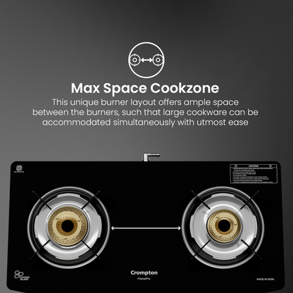 Crompton Cooktop FlamePro 2 Burner MS Body