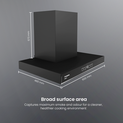 Crompton QuietPro Box 60cm Filterless Chimney with BLDC Motor