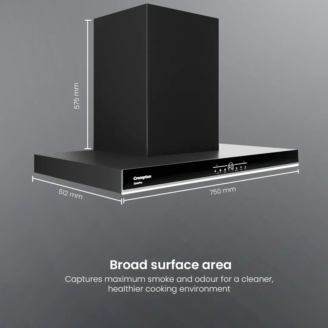 Crompton QuietPro Filterless Chimney with BLDC Motor