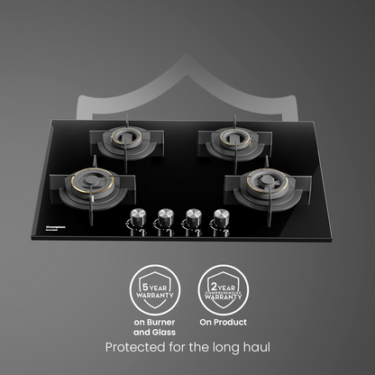 Crompton SensoSafe Gas Hob 78cm 4 Burner