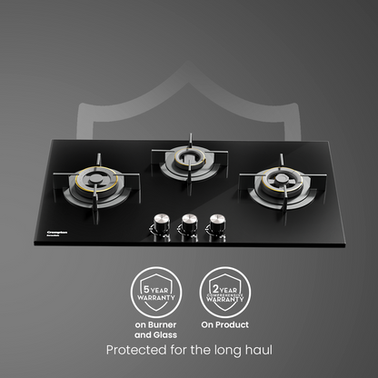 Crompton SensoSafe Gas Hob 78cm 3 Burner