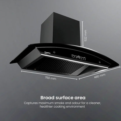 Crompton QuietPro Filterless Chimney with BLDC Motor
