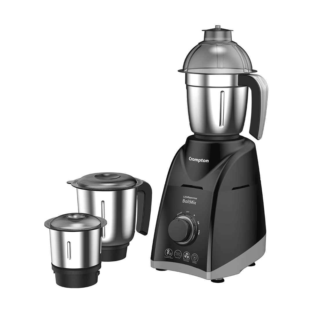 Crompton Boltmix 750W,  Mixer Grinder, 3 Jars