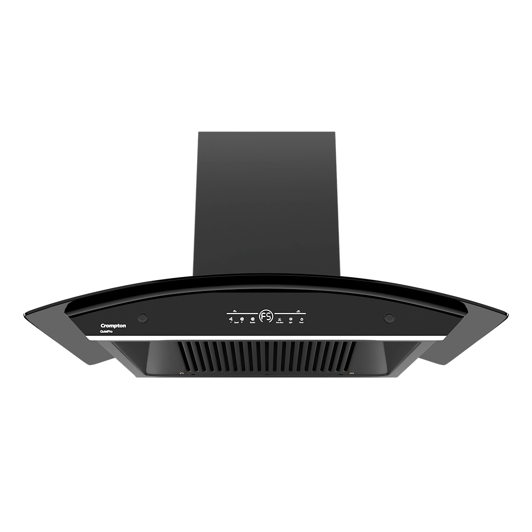Crompton QuietPro Inverter Motor Curved 75cm Filterless Chimney
