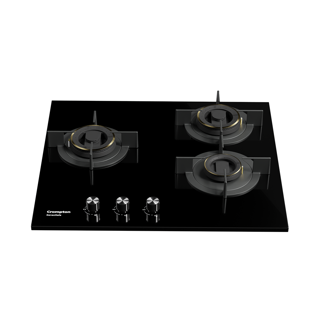 Crompton SensoSafe Gas Hob 60cm 3 Burner