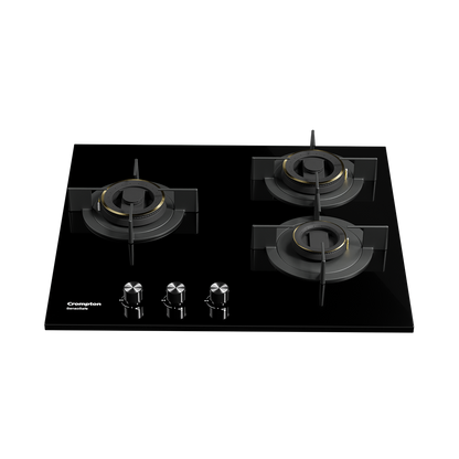Crompton SensoSafe Gas Hob 60cm 3 Burner