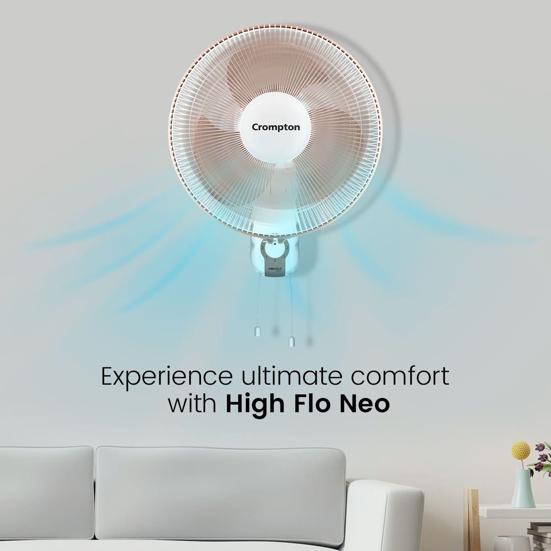 Crompton Hiflo Neo Wall Mounted Fan