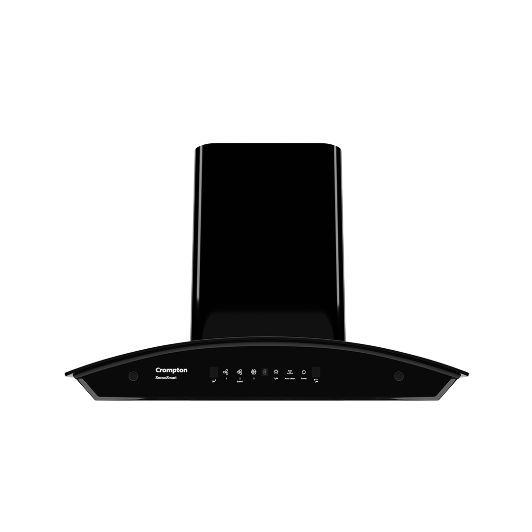 Crompton SensoSmart Curved 60cm Baffle Filter Chimney