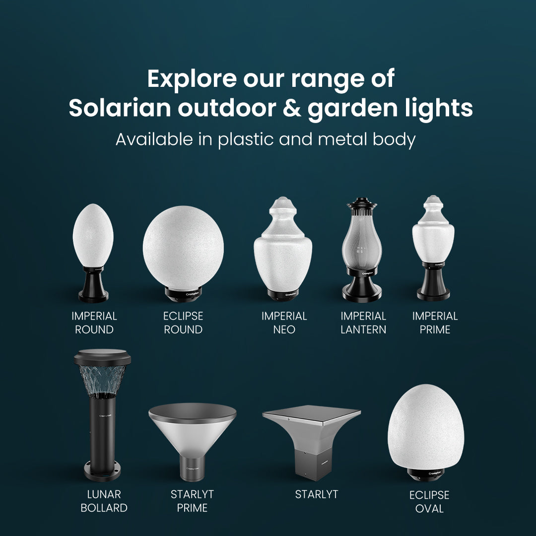 Solarion Imperial Neo Gate Lamp (Plastic with B22 Holder)
