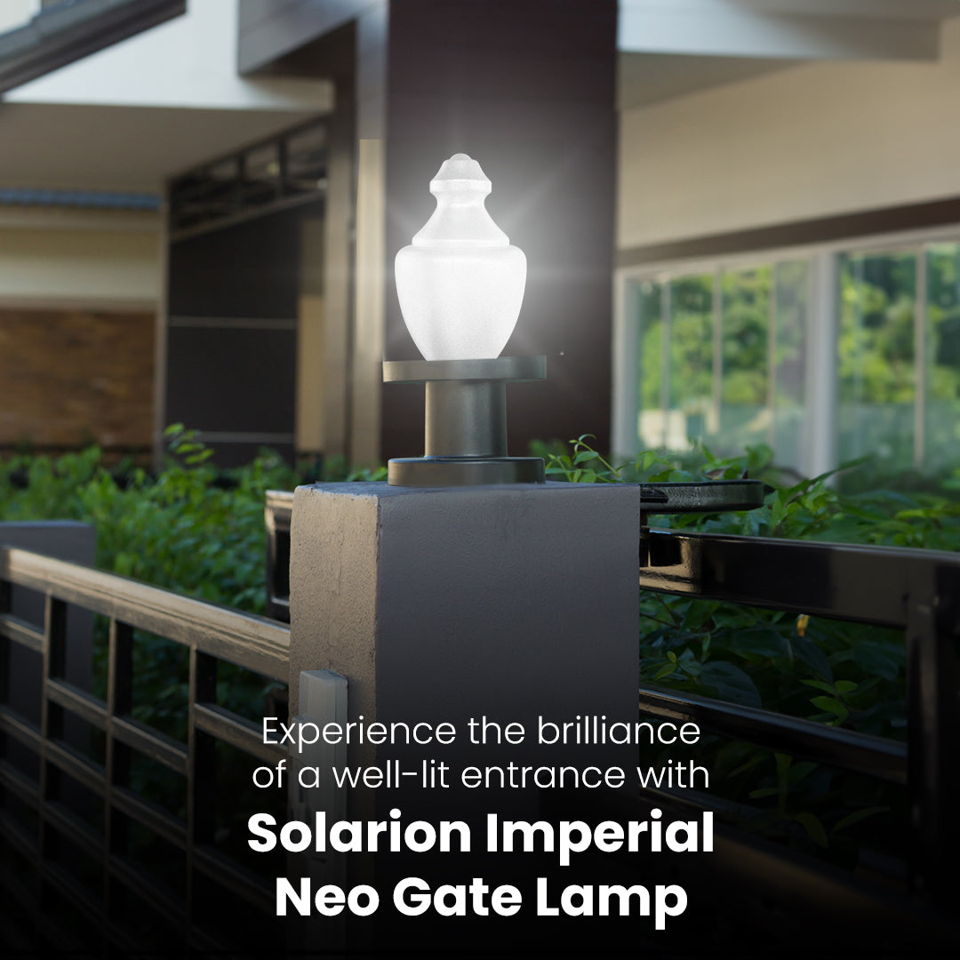 Solarion Imperial Neo Gate Lamp (Plastic with B22 Holder)