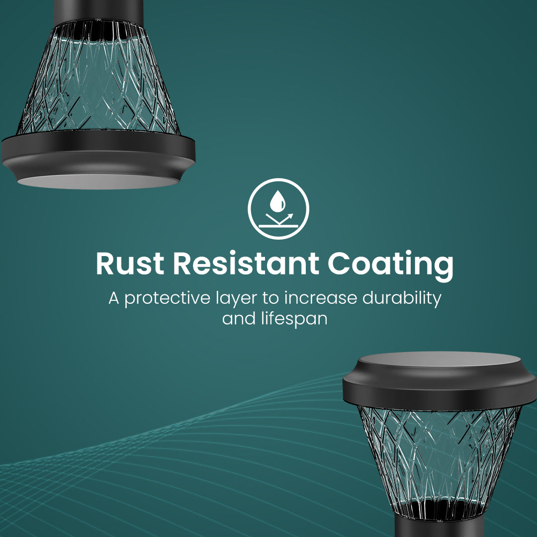 Solarion Lunar Bollard Garden Lamp (Metal with B22 Holder)