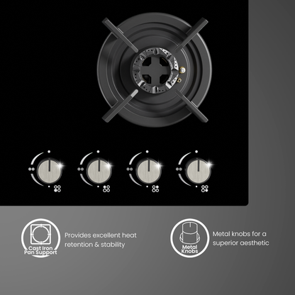 Crompton SensoSafe Gas Hob 3D 60cm 4 Burner