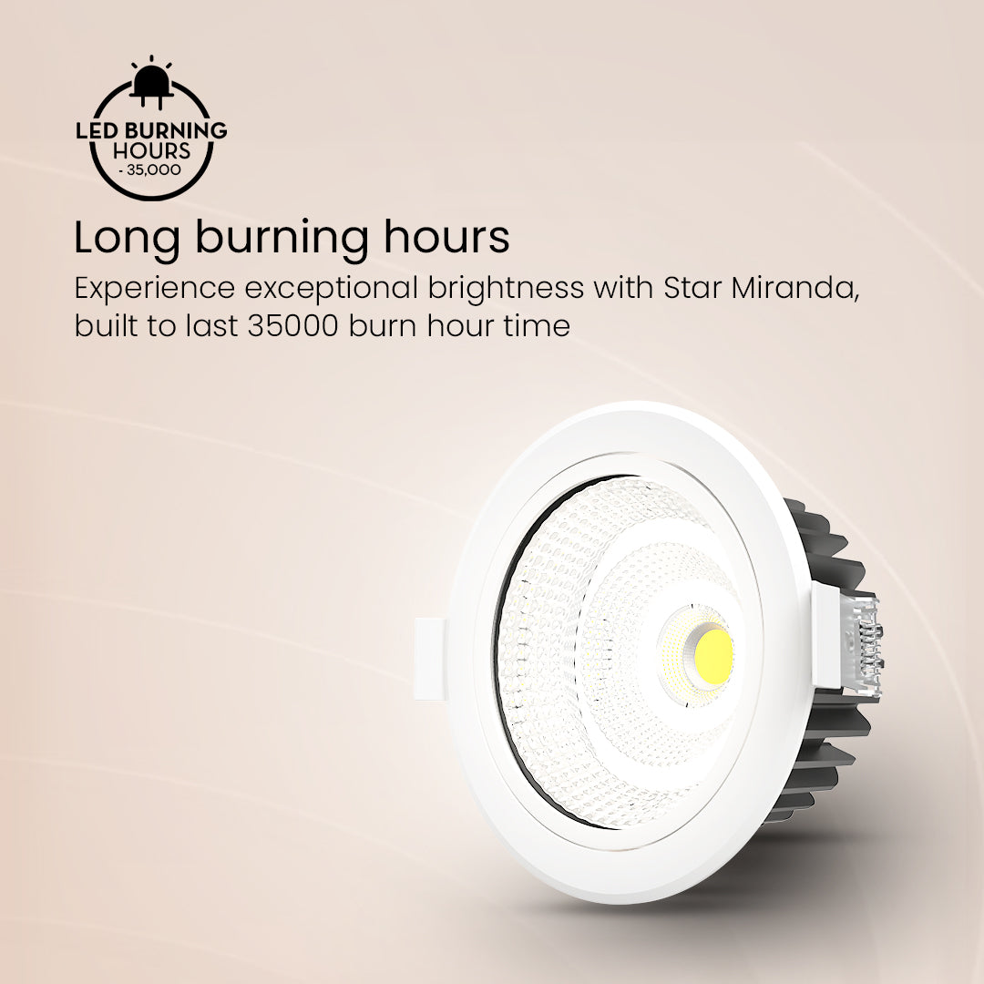 9W Star Miranda Round Led COB