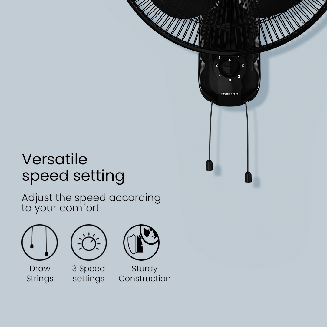 Crompton Highspeed Torpedo Wall Mounted Fan: Shop Crompton