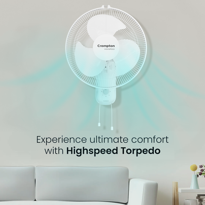 Crompton Highspeed Torpedo Wall Mounted Fan