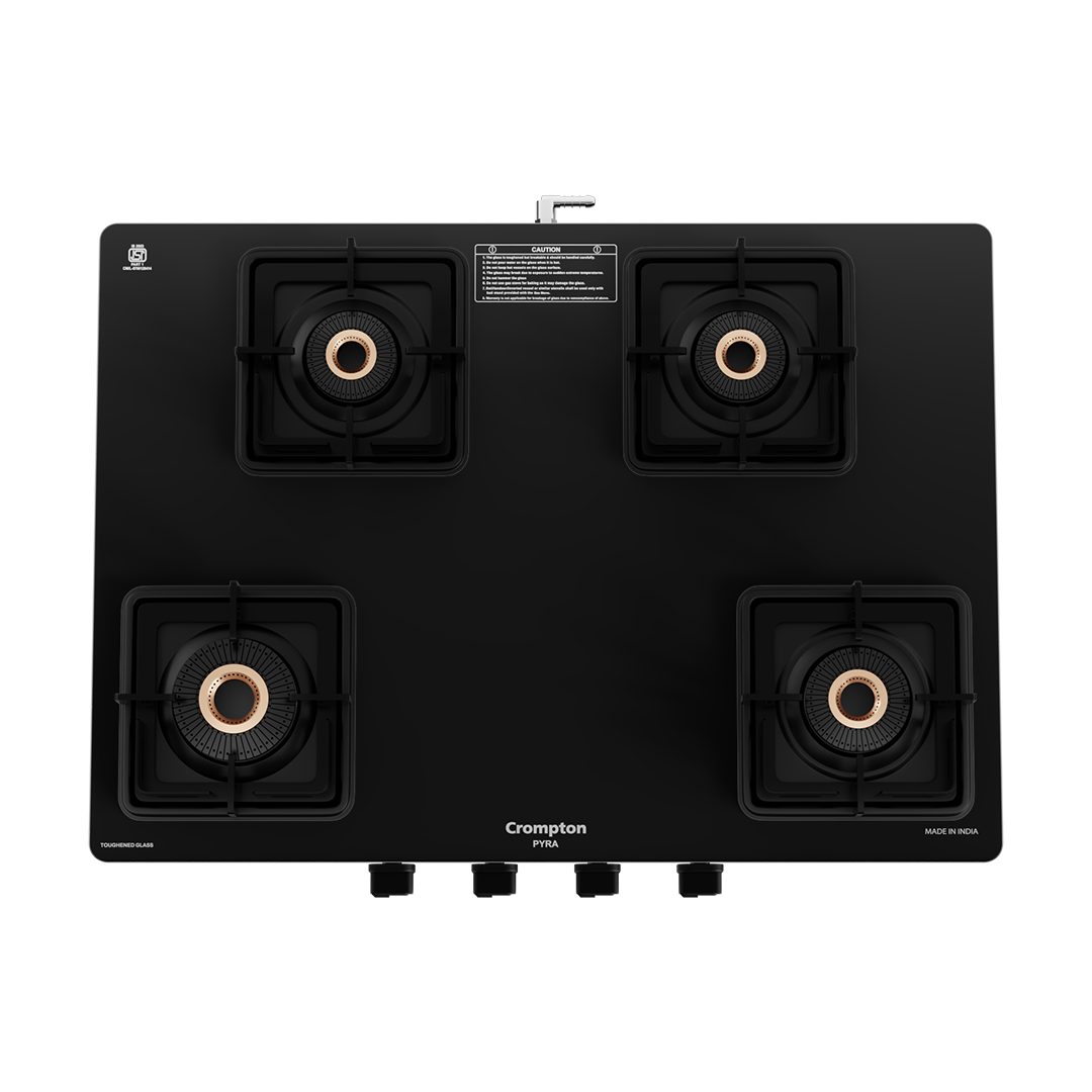 Crompton Pyra 4 Burner 70 cm Slim Cooktop